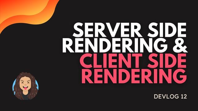 Server-side-rendering-and-client-side-rendering